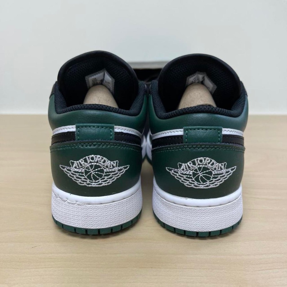 Nike Air Jordan 1 low gs green toe - Picture 3 of 4